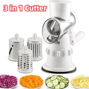 3 In 1 Vegetable Slicer Manual Kitchen Accessories Grater For Vegetable Cutter Round Chopper Mandolin Shredder Potato Home Kitchen Supplies Kitchen Gadgets - My Store