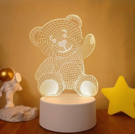 3D Lights Colorful Touch Remote Control LED Visual Lights - My Store