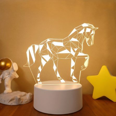 3D Lights Colorful Touch Remote Control LED Visual Lights - My Store