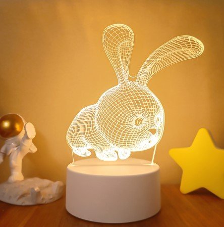 3D Lights Colorful Touch Remote Control LED Visual Lights - My Store