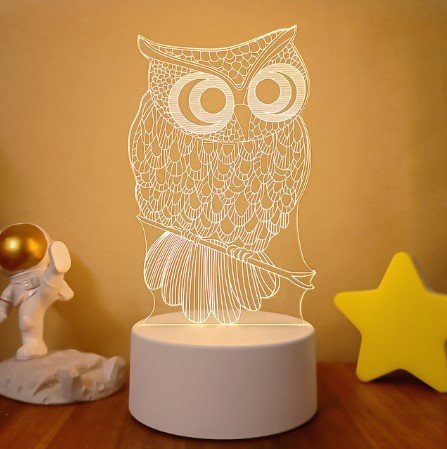 3D Lights Colorful Touch Remote Control LED Visual Lights - My Store