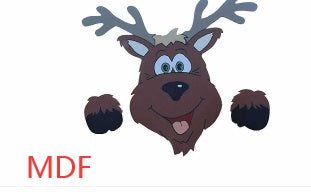 Christmas Themed Fence Garden Top Decoration