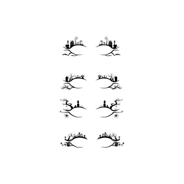 Halloween Eyeliner Stickers Party Makeup Tools