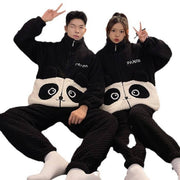 Fashion Casual Embossed Velvet Couple Pajamas