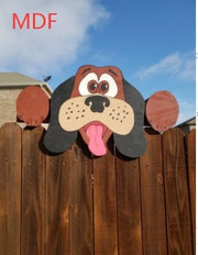 Christmas Themed Fence Garden Top Decoration