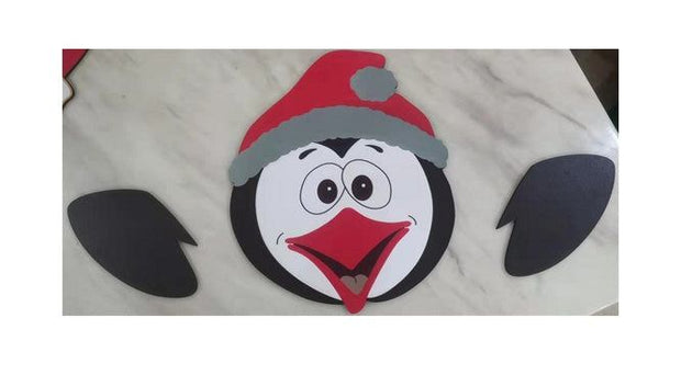 Christmas Themed Fence Garden Top Decoration