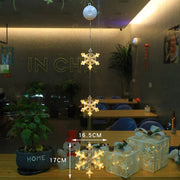 Christmas 3pcs LED Light Star Xmas Tree Hanging Sucker Lamp Window Ornaments Decoration For Home Xmas Navidad New Year Decor Christmas Decorations - My Store