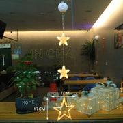 Christmas 3pcs LED Light Star Xmas Tree Hanging Sucker Lamp Window Ornaments Decoration For Home Xmas Navidad New Year Decor Christmas Decorations - My Store