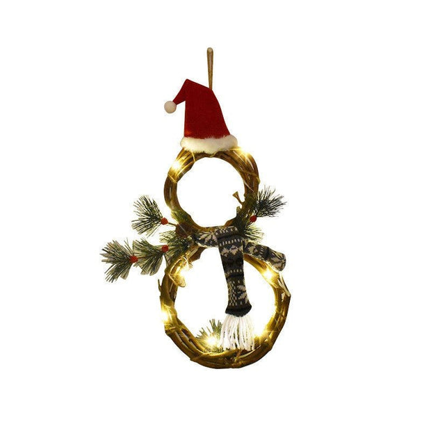 Christmas Decorations Christmas Lights Decoration Vine Circle - My Store