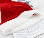 Christmas Goods Christmas Dense Velvet Short Plush Santa Hat New Super Soft Christmas Hat - My Store