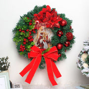 Christmas Wreath With Lamp God Jesus - My Store
