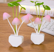 Color LED Mushroom Light, 3 Colors, With Sensor, Novelty, 220v - My Store