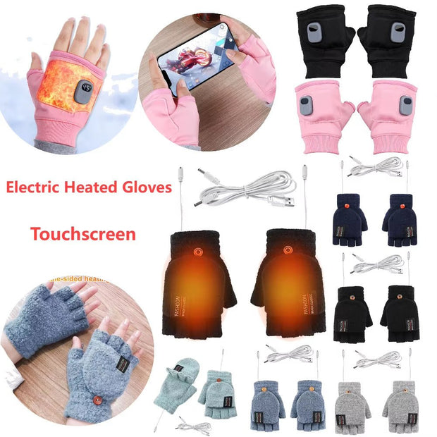 Comfort Warm Gloves Electric Winter Heating USB Rechargeable Smart Warm Winter Gloves For Skiing Cold Weather Driving Hiking - My Store