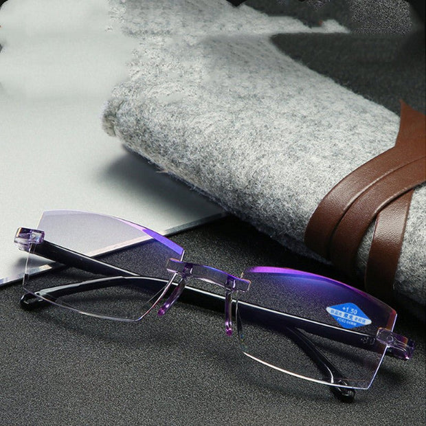 Diamond Cut Dual Light Blue Light Blocking Reading Glasses - My Store