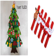 DIY Felt Christmas Tree New Year Toddler Kids Handmade Gift Toys Door Wall Hanging Ornaments Holiday Party Home Decor Set - My Store