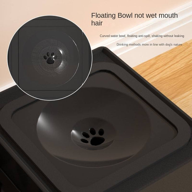 Dog Double Bowls Stainless Stand Adjustable Height Pets Feeding Dish Bowl Big Dog Elevated Food Water Feeders For Dogs Pet Products - My Store