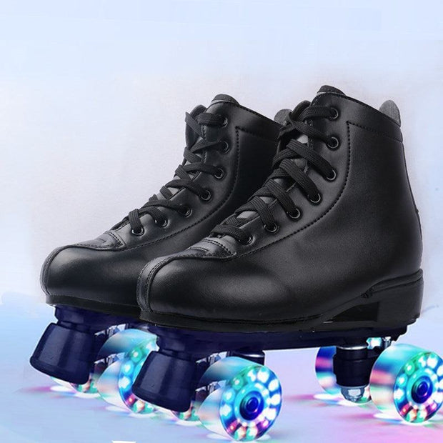 Double Row Skates Four - roller Skates Flashing Heelys - My Store