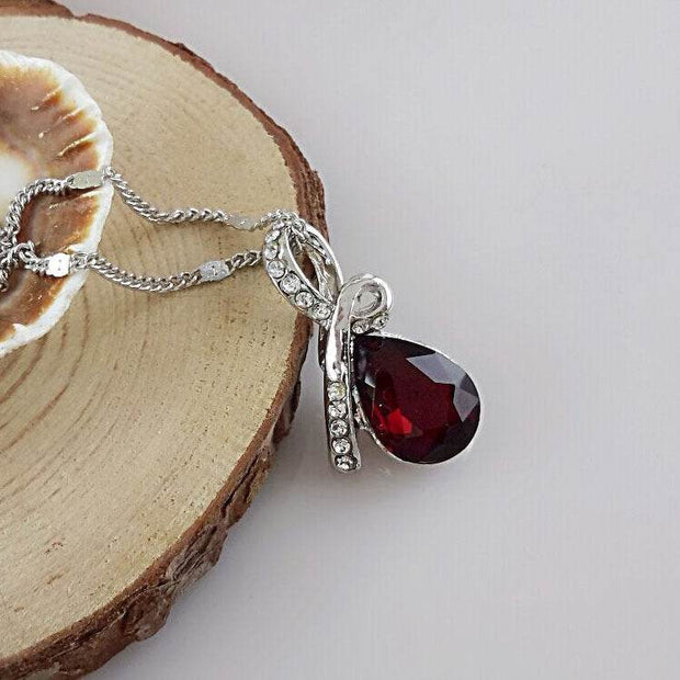 Drop Crystal Necklace - My Store