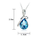 Drop Crystal Necklace - My Store