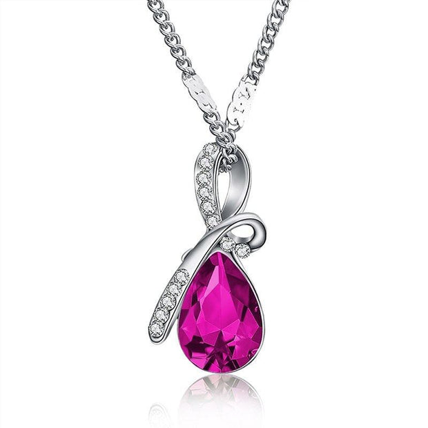 Drop Crystal Necklace - My Store