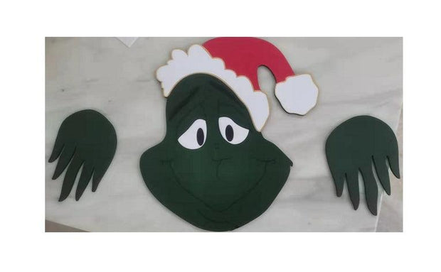 Christmas Themed Fence Garden Top Decoration