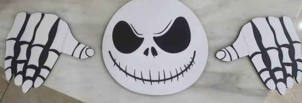 Christmas Themed Fence Garden Top Decoration