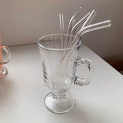 Glass Straws, Pearl Milk Tea Coarse Drinking Straws, Non - disposable Transparent Water Cups, Long Straws - My Store