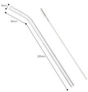 Glass Straws, Pearl Milk Tea Coarse Drinking Straws, Non - disposable Transparent Water Cups, Long Straws - My Store