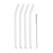 Glass Straws, Pearl Milk Tea Coarse Drinking Straws, Non - disposable Transparent Water Cups, Long Straws - My Store