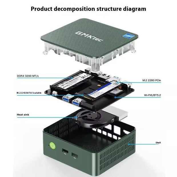 Mini Computer Host Office Games - My Store