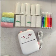 Mini Printer Portable Mini Bluetooth WiFi New Wrong Printer Mobile Phone Photo Title Note Hot Print Pocket Student Error Label Printer - My Store