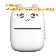 Mini Printer Portable Mini Bluetooth WiFi New Wrong Printer Mobile Phone Photo Title Note Hot Print Pocket Student Error Label Printer - My Store