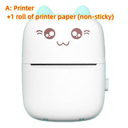 Mini Printer Portable Mini Bluetooth WiFi New Wrong Printer Mobile Phone Photo Title Note Hot Print Pocket Student Error Label Printer - My Store