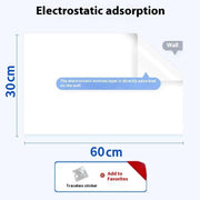 Plastic Electrostatic Adsorption Whiteboard Wall Sticker