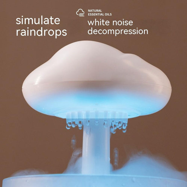Rain Rhyme Seven - color Ambience Light Clouds Rain Aroma Diffuser - My Store