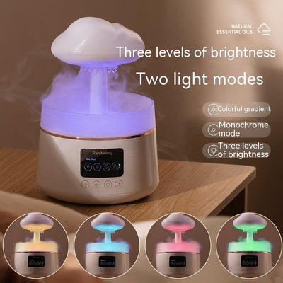 Rain Rhyme Seven - color Ambience Light Clouds Rain Aroma Diffuser - My Store