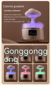 Rain Rhyme Seven - color Ambience Light Clouds Rain Aroma Diffuser - My Store