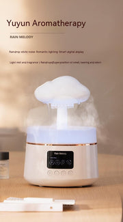 Rain Rhyme Seven - color Ambience Light Clouds Rain Aroma Diffuser - My Store