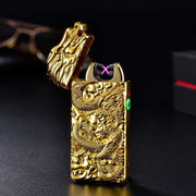Rechargeable lighter creative metal windproof cigarette lighter - My Store