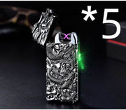 Rechargeable lighter creative metal windproof cigarette lighter - My Store