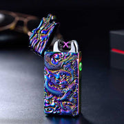 Rechargeable lighter creative metal windproof cigarette lighter - My Store