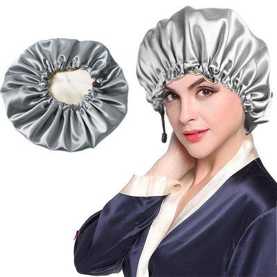 Shower Cap Soft Silk Dual - use Bath Cap Chemotherapy Cap - My Store