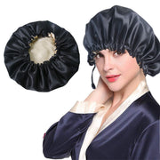 Shower Cap Soft Silk Dual - use Bath Cap Chemotherapy Cap - My Store