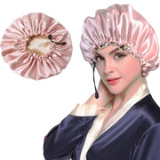 Shower Cap Soft Silk Dual - use Bath Cap Chemotherapy Cap - My Store