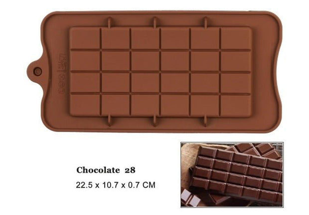 Silicone Chocolate Mold 29 Shapes Chocolate Baking Tools Non - stick Silicone Cake Mold - My Store