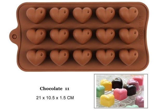 Silicone Chocolate Mold 29 Shapes Chocolate Baking Tools Non - stick Silicone Cake Mold - My Store