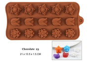 Silicone Chocolate Mold 29 Shapes Chocolate Baking Tools Non - stick Silicone Cake Mold - My Store