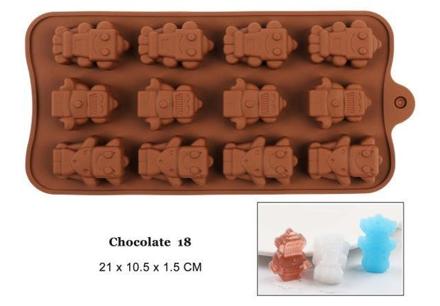 Silicone Chocolate Mold 29 Shapes Chocolate Baking Tools Non - stick Silicone Cake Mold - My Store