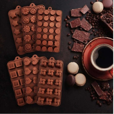 Silicone Chocolate Mold 29 Shapes Chocolate Baking Tools Non - stick Silicone Cake Mold - My Store
