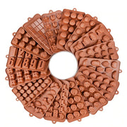 Silicone Chocolate Mold 29 Shapes Chocolate Baking Tools Non - stick Silicone Cake Mold - My Store